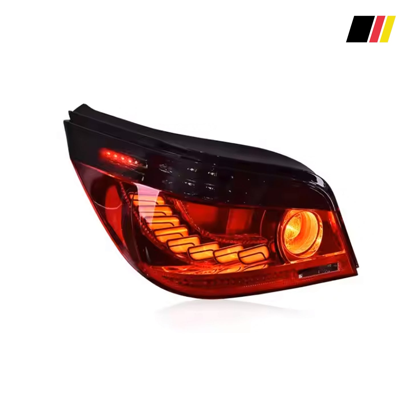 BMW 5 Series E60 Dragon Scale GTS Style LED Taillights | 525i 528i 530i 535i 540i M5 2003-2009