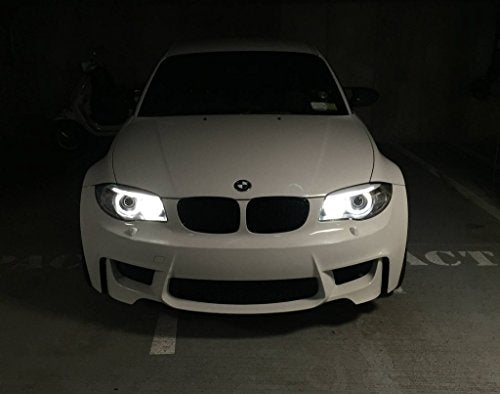 180W H8 BMW LED Angel Eyes Halo Bombillas (6000K Blanco)
