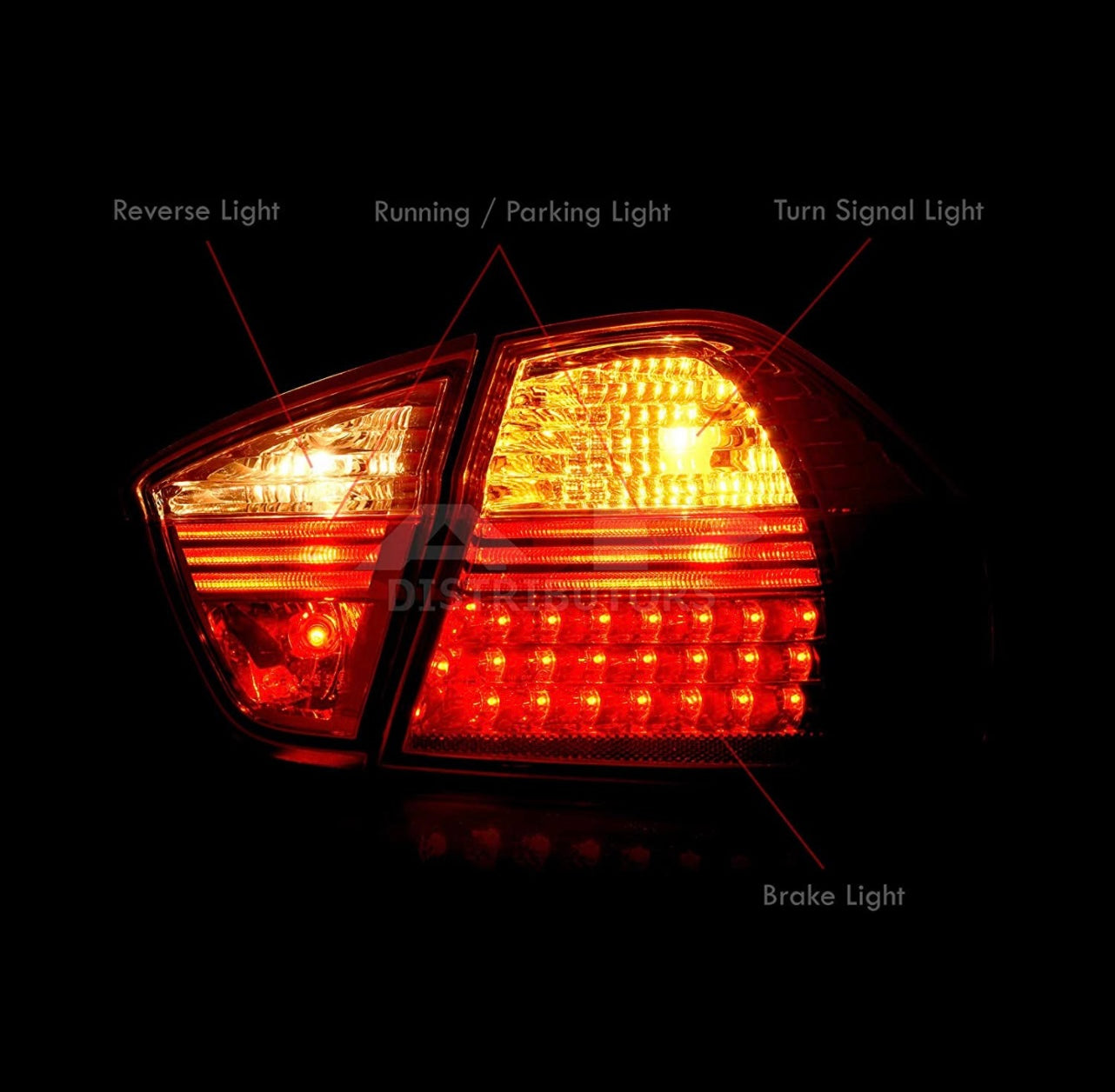 BMW E90 OEM+ Style LED-Rücklichter | Vor LCI