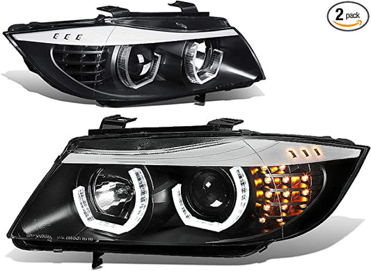 BMW E90 3D LED U-Halo Headlight Set